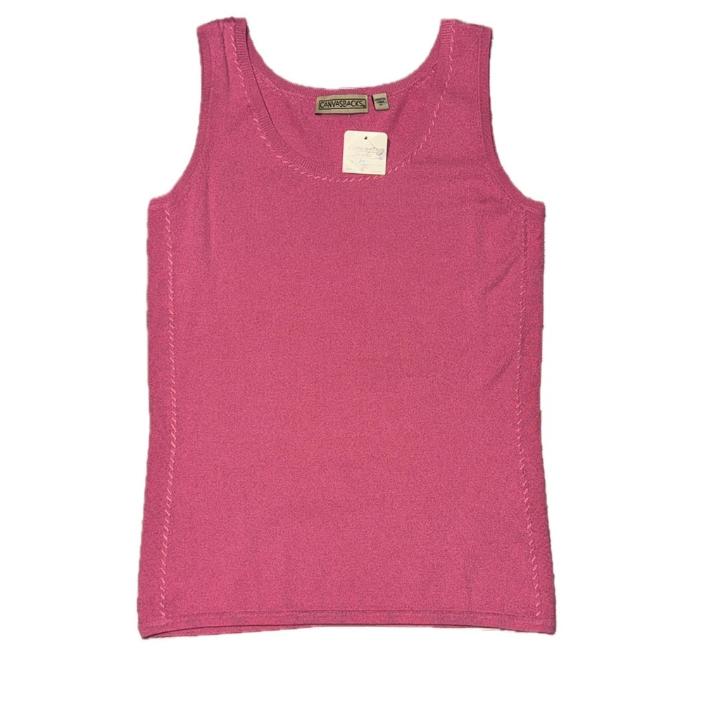 NWT Women's Pink Sleeveless Knit Top